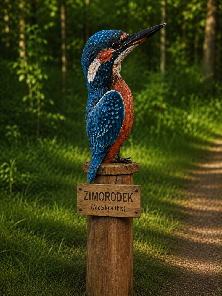 RZEŹBA EDUKACYJNA – Zimorodek