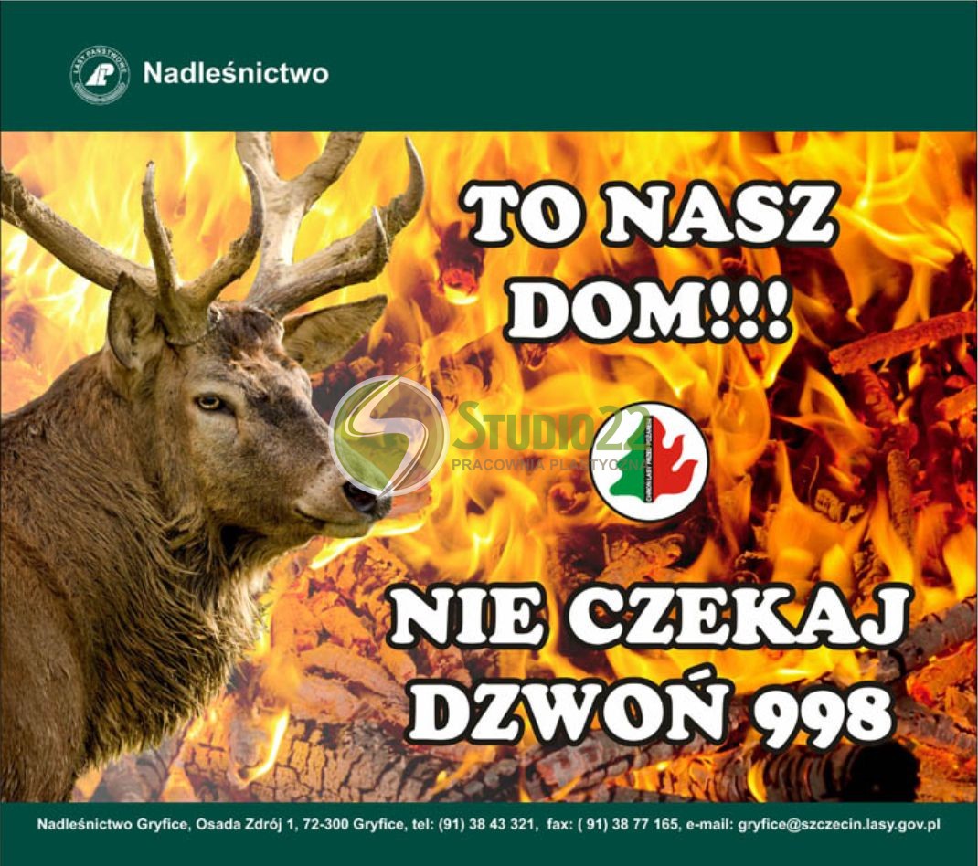 Tablica przeciwpożarowa - To nasz dom!