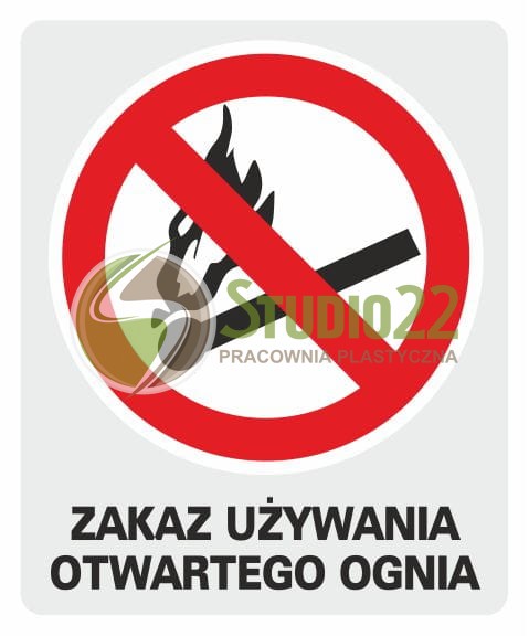 Zakaz używania otwartego ognia