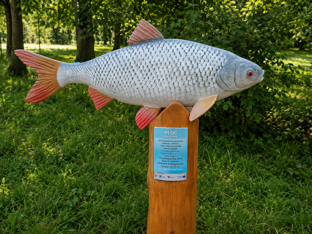 RZEŹBA - ryby słodkowodnej – płoć