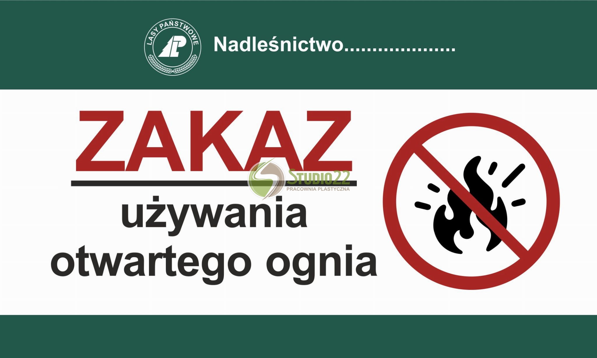 Zakaz używania otwartego ognia